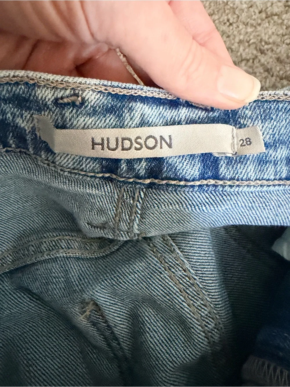 Hudson Jeans Light Blue Wide-Leg Flare Jeans - Picture 2 of 6